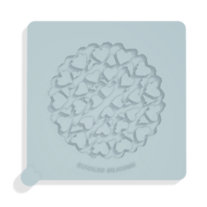 Hearts Tuile Mold · Top view