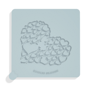 My Valentine Tuile Mold · Top view
