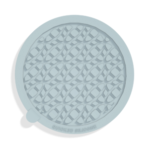 Circle Lattice Tuile Mold · Top view