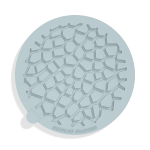 Voronoi Disc Tuile Mold · Top view